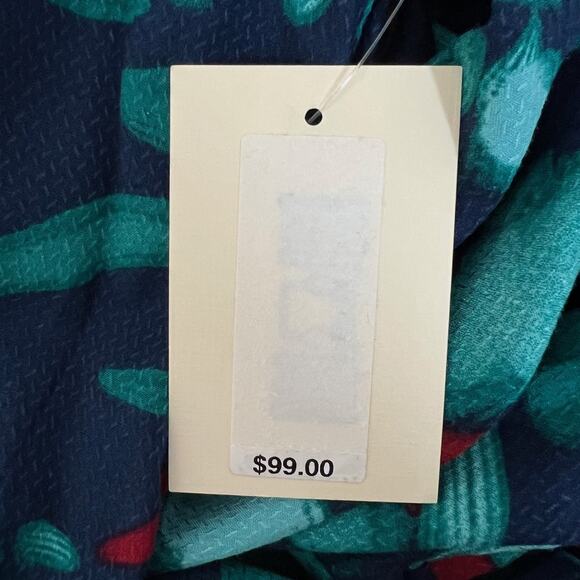 Nurture by Westbound Womens Tiered Maxi Dress 2X Blue Red Green Floral Print NEW - Picture 9 of 9